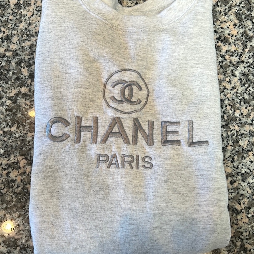 Light gray CC sweatshirt